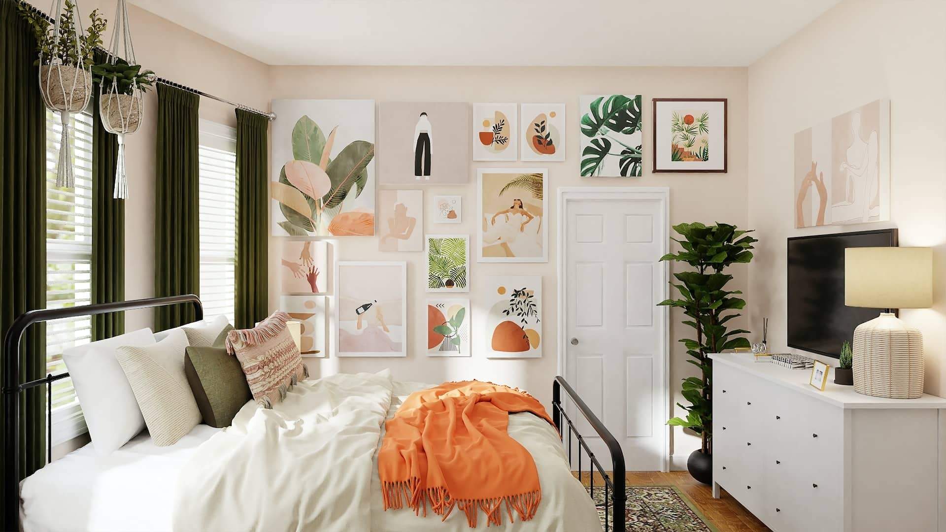 Comment aménager une petite chambre pour la faire paraître plus grande — Décoration
