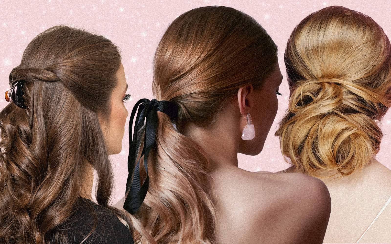 10+1 coiffures de Noël à faire tourner les têtes pour vos soirées festives — Cheveux