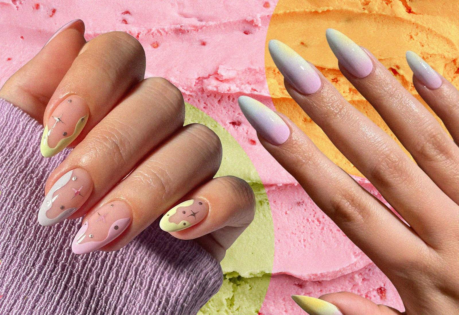 12 Irresistible Sorbet Manicure Ideas to Show Your Nail Artist — Style