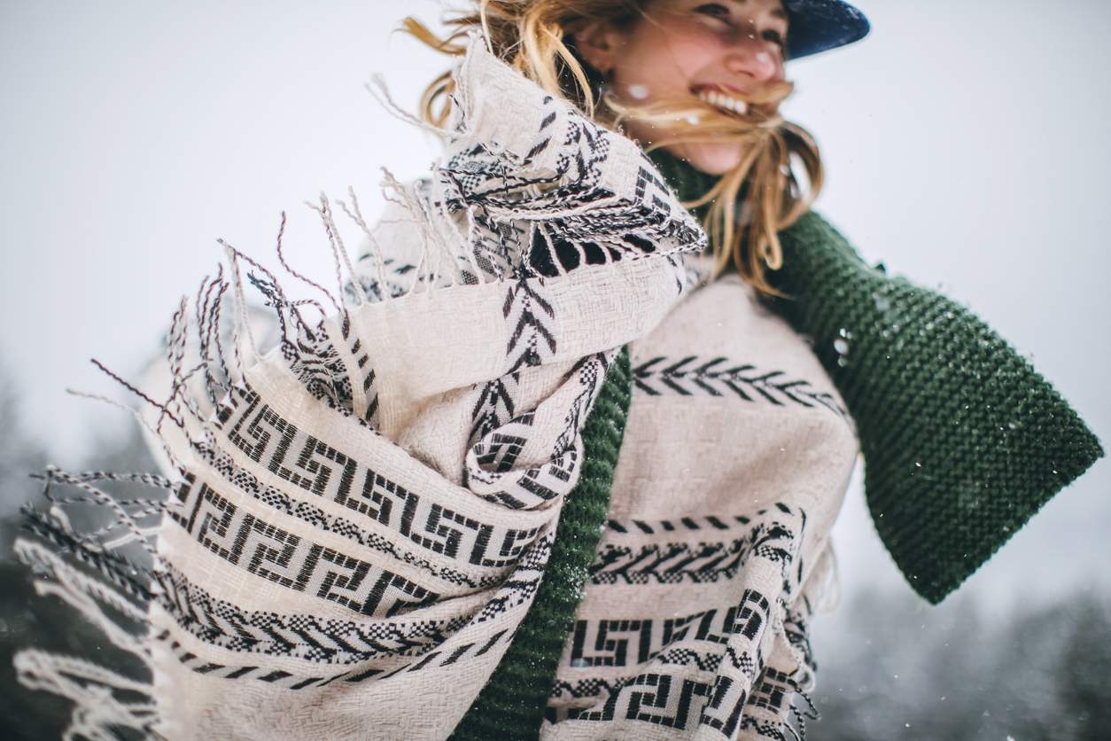 Écharpes magnifiques qui renouvellent votre look d'hiver — Mode