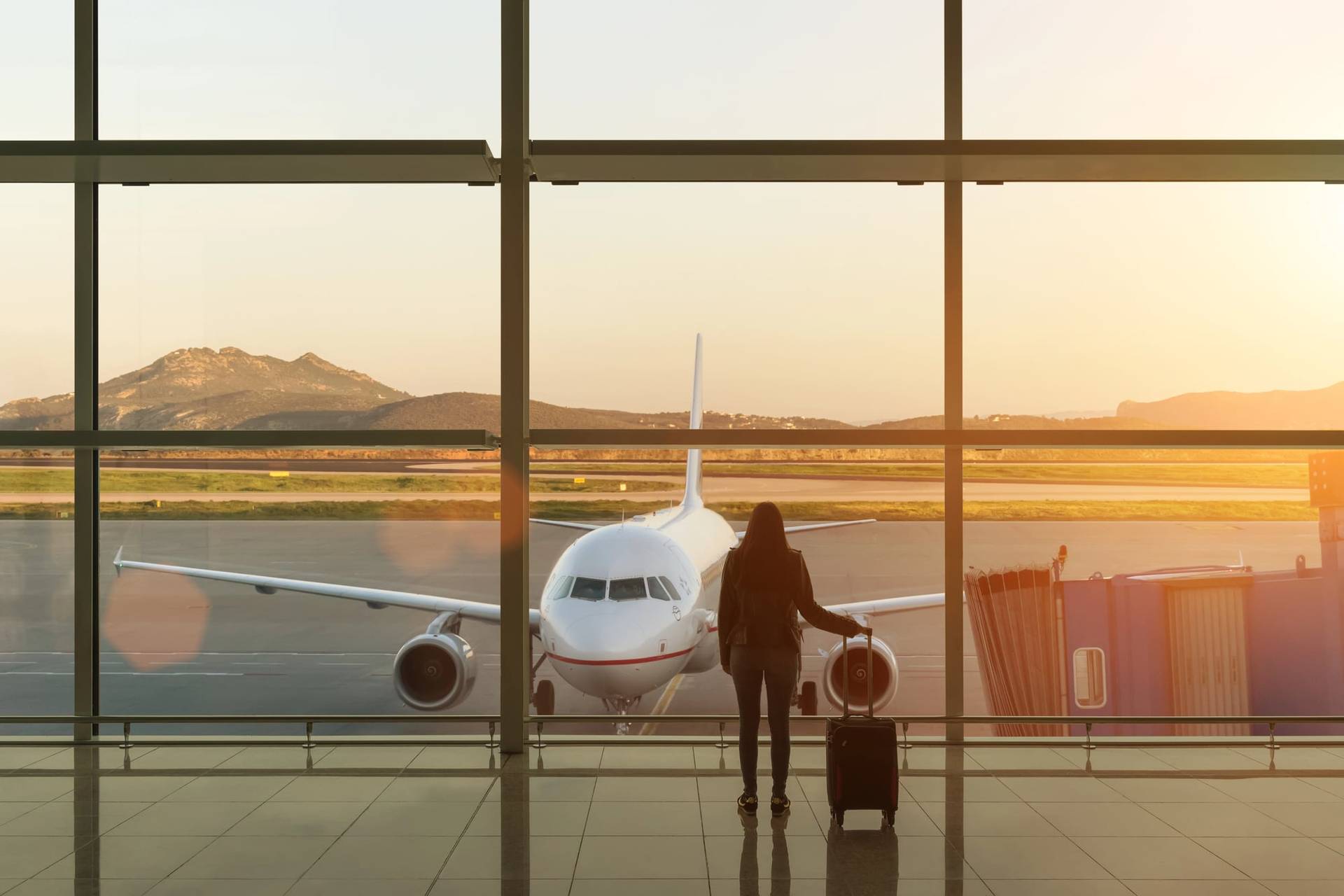 He told me at the airport he wasn't getting on the plane — so I flew without him