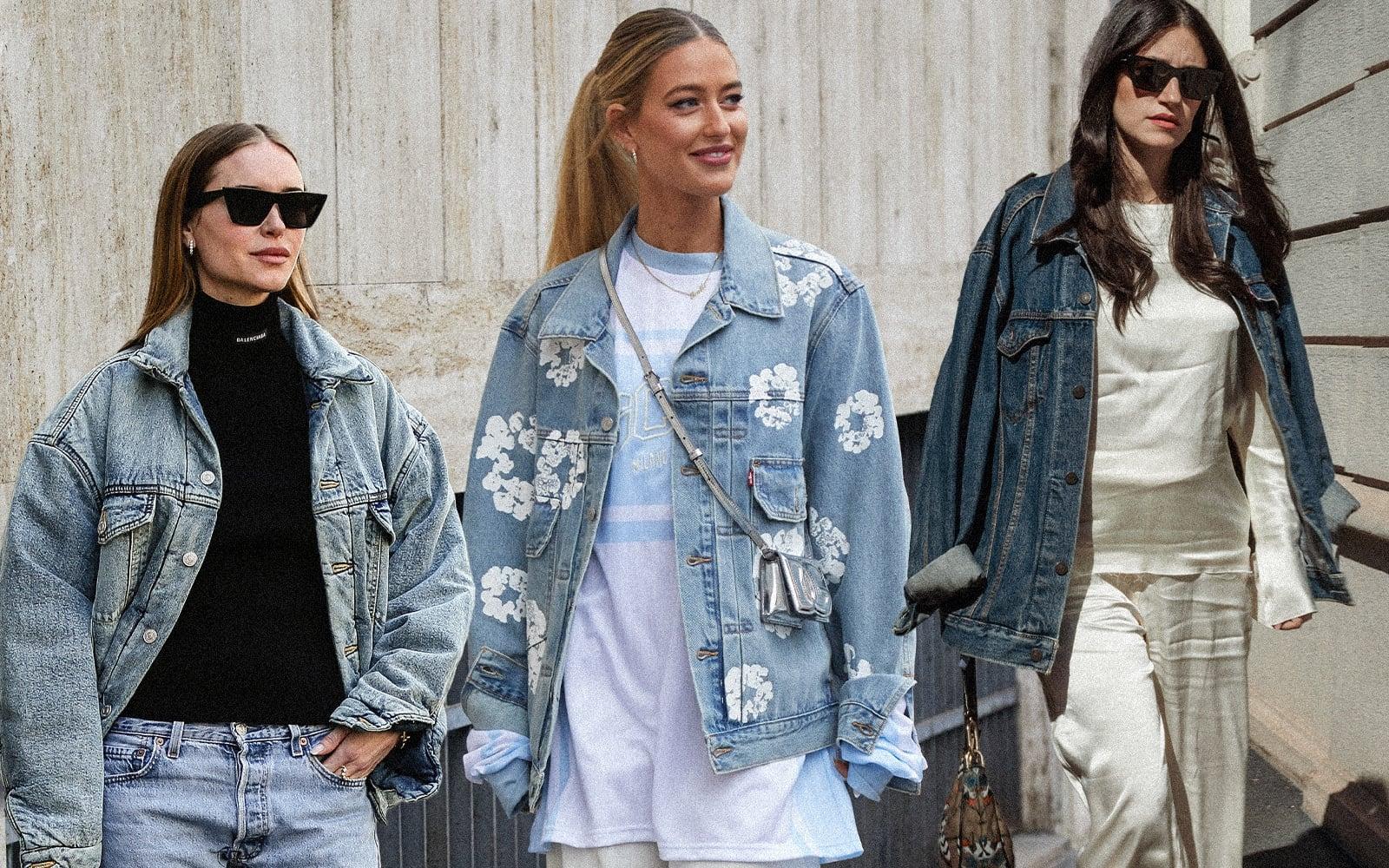 Hai tirato fuori la tua giacca di jeans blu? Ecco ispirazioni top per indossarla questo autunno — Moda