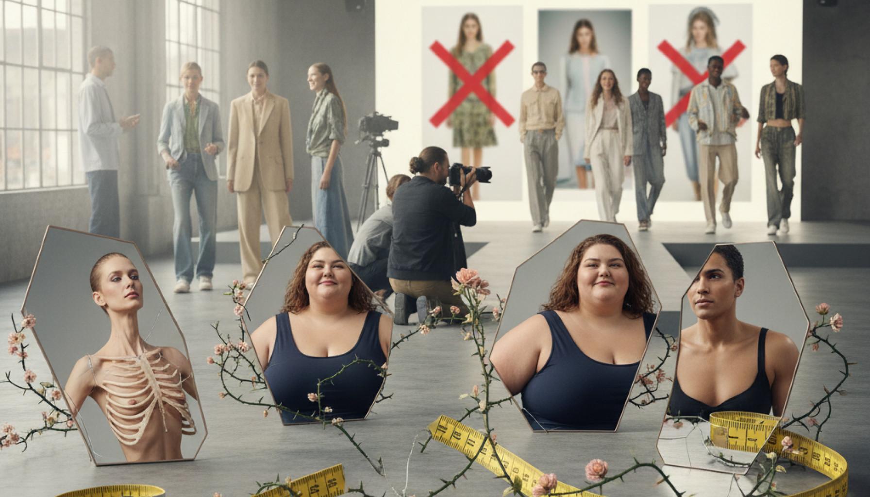 Warum es ungesund sein soll, wenn das Schlüsselbein hervorsteht: Auch schlanke Models erleben Bodyshaming — Mode