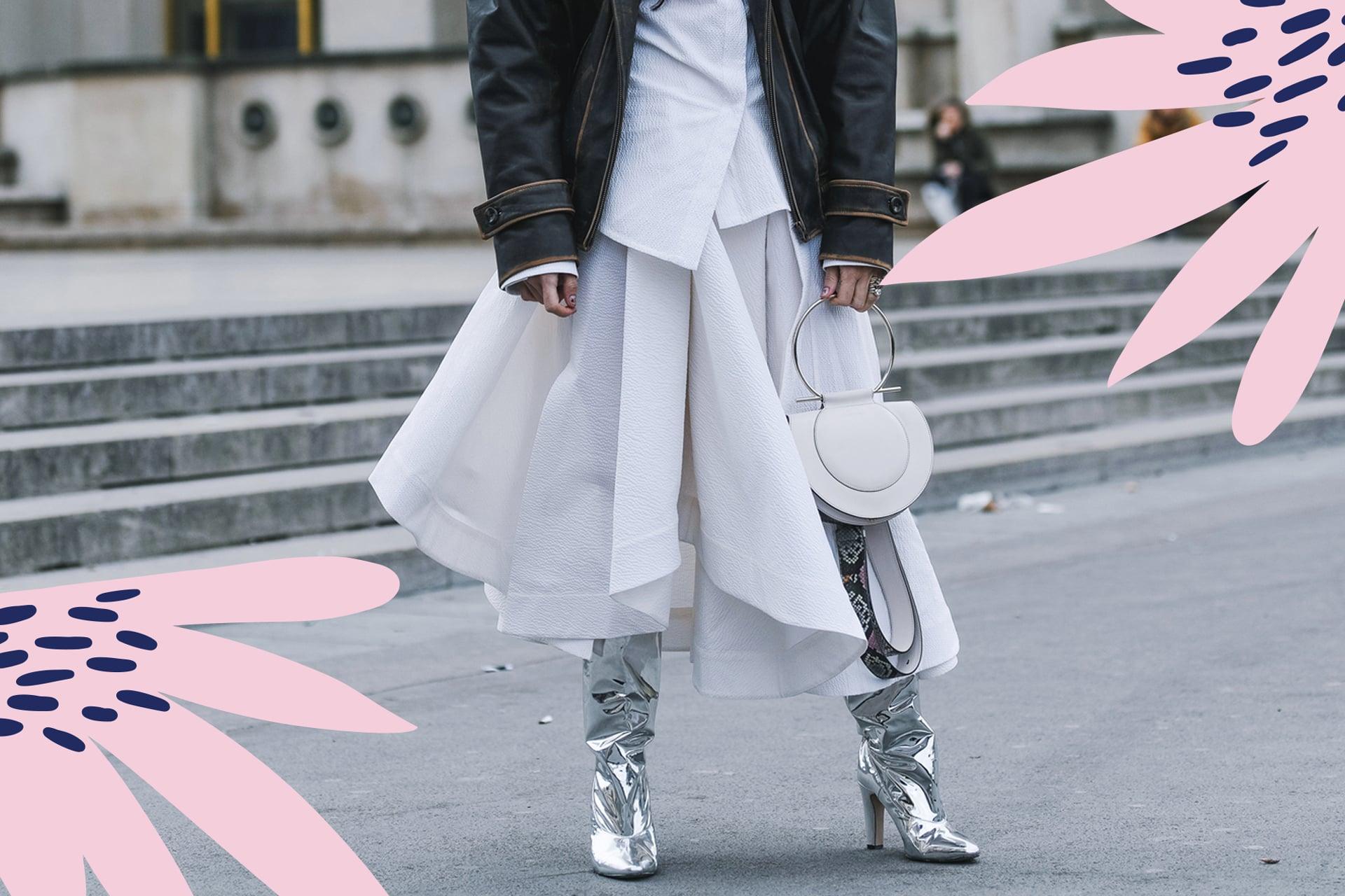 Non mettere ancora via gli stivali! La gonna midi e gli stivali sotto il ginocchio sono un must questa primavera — Moda