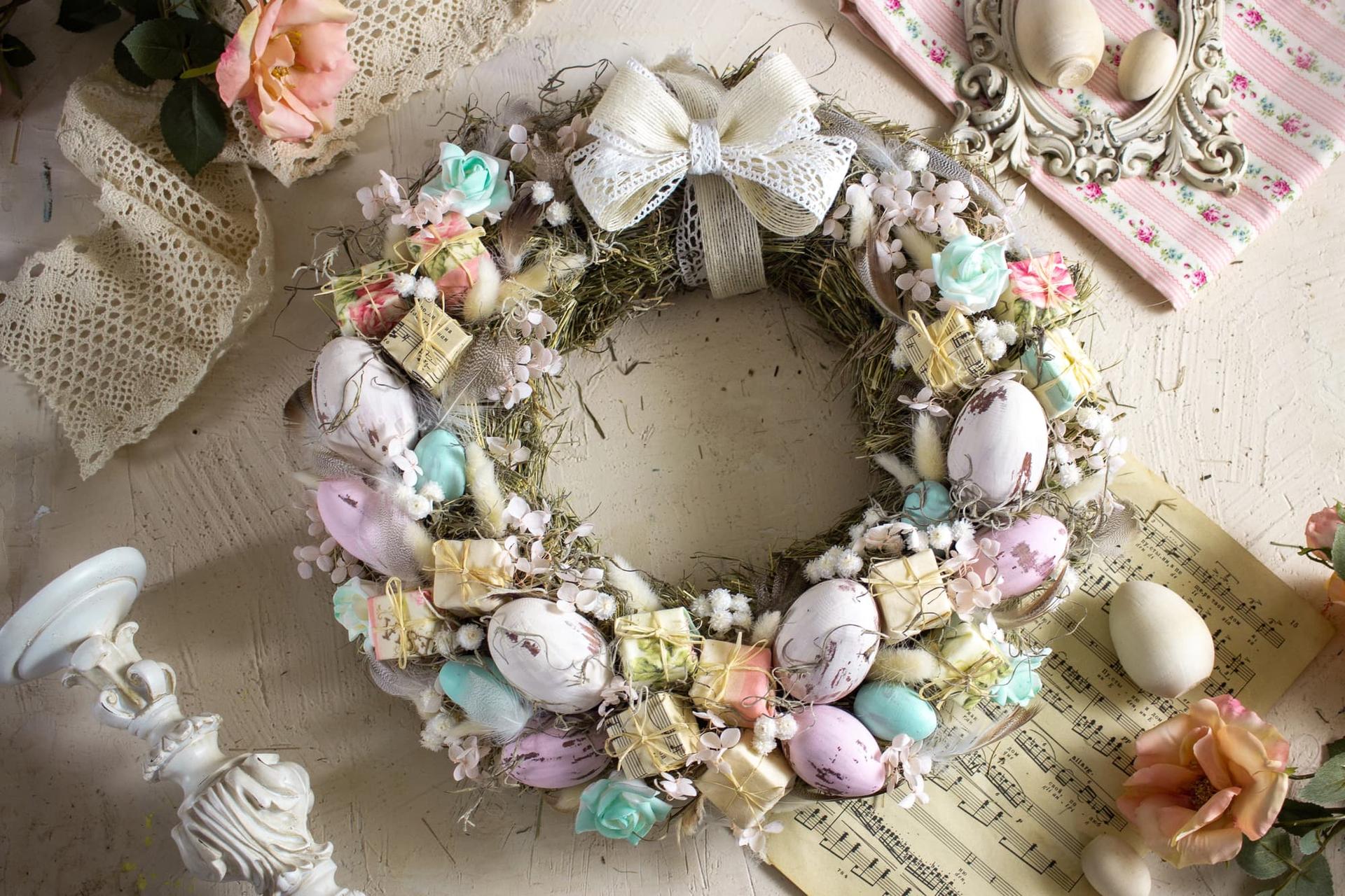Couronnes de Pâques parfaites pour accueillir vos invités : 5+1 idées simples et géniales — Décoration