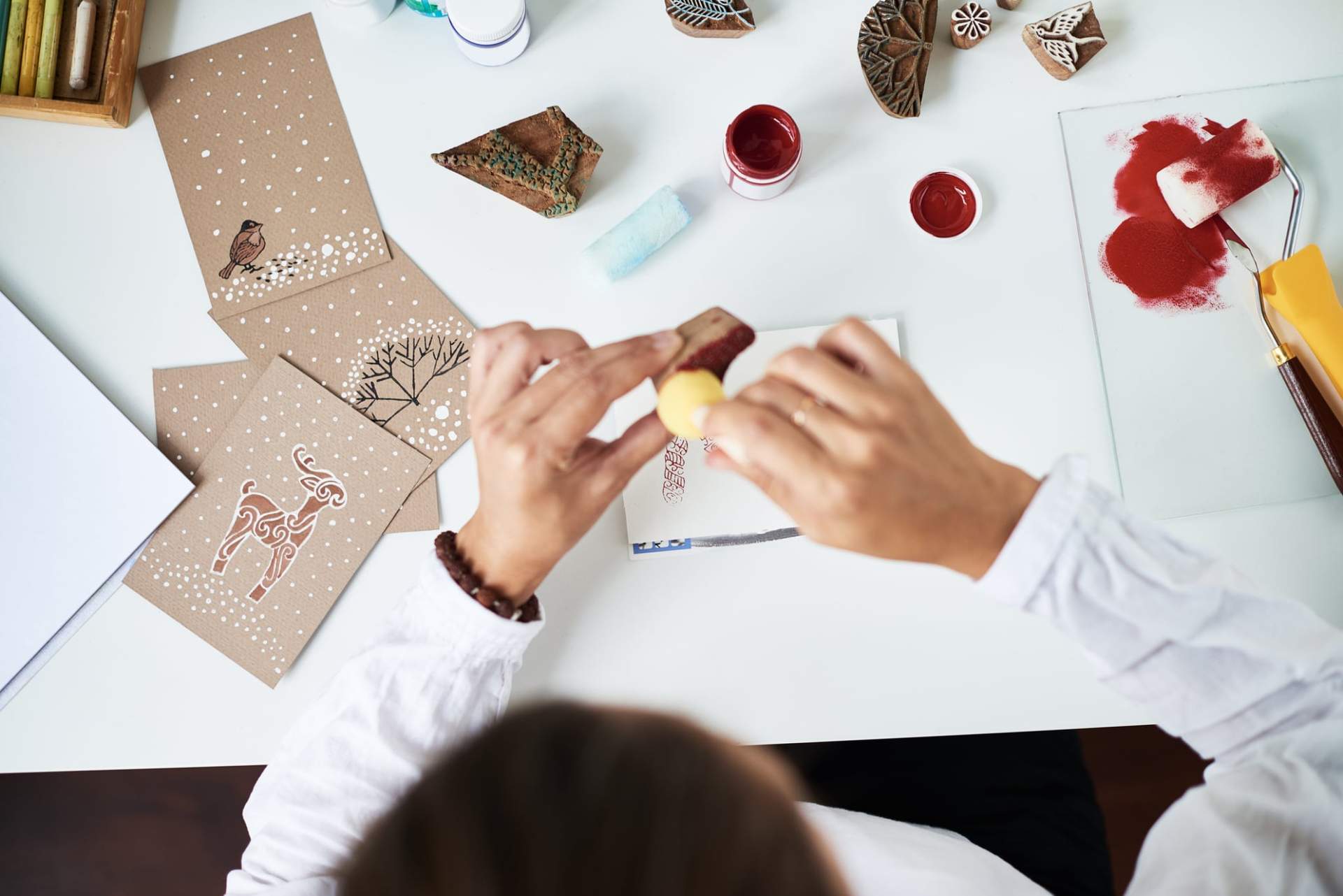 Bellissime cartoline di Natale fai-da-te e biglietti regalo — Hobby