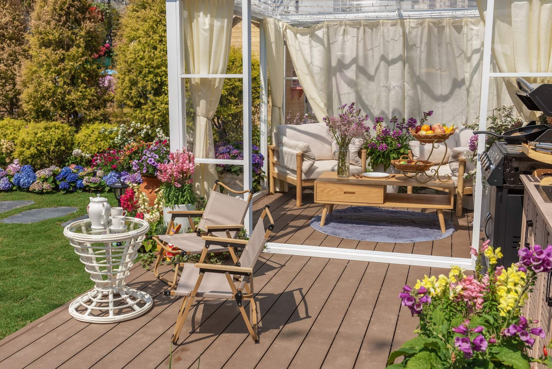 Con estos colores exteriores, tu jardín será el lugar favorito del verano — Jardín y terraza