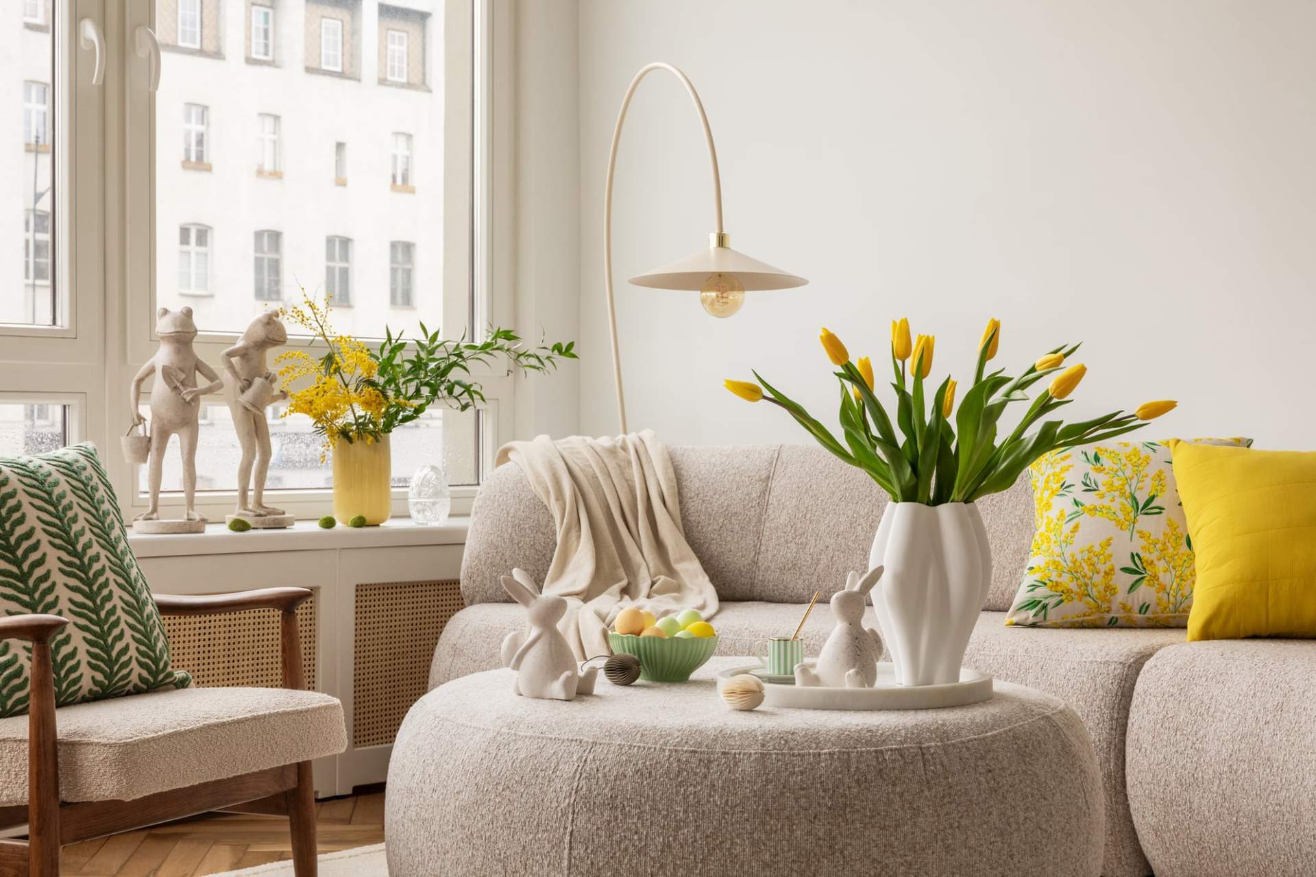 Pasqua nel tuo soggiorno: 10 idee fresche e primaverili — Arredo