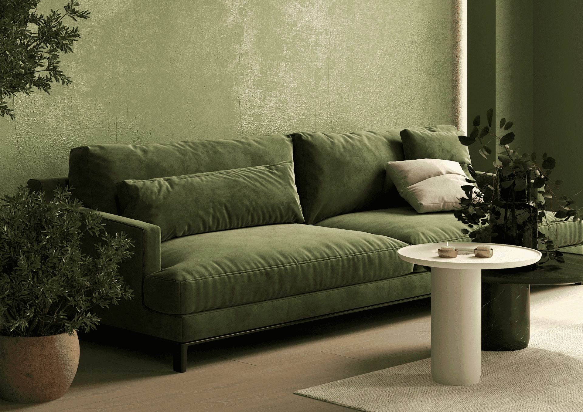 Colour drenching, wenn dein Zuhause um eine einzige Farbe herum gestaltet ist — Deko