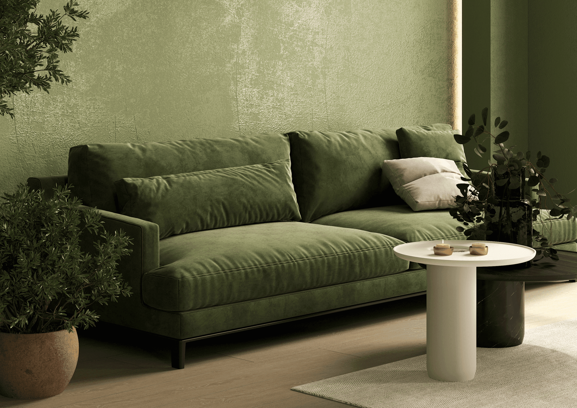 Colour drenching, wenn dein Zuhause um eine einzige Farbe herum gestaltet ist — Deko