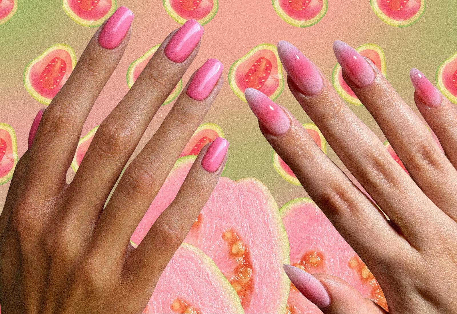 Warum ist Guava-Maniküre so beliebt? Entdecke den neuesten Nageltrend — Stil