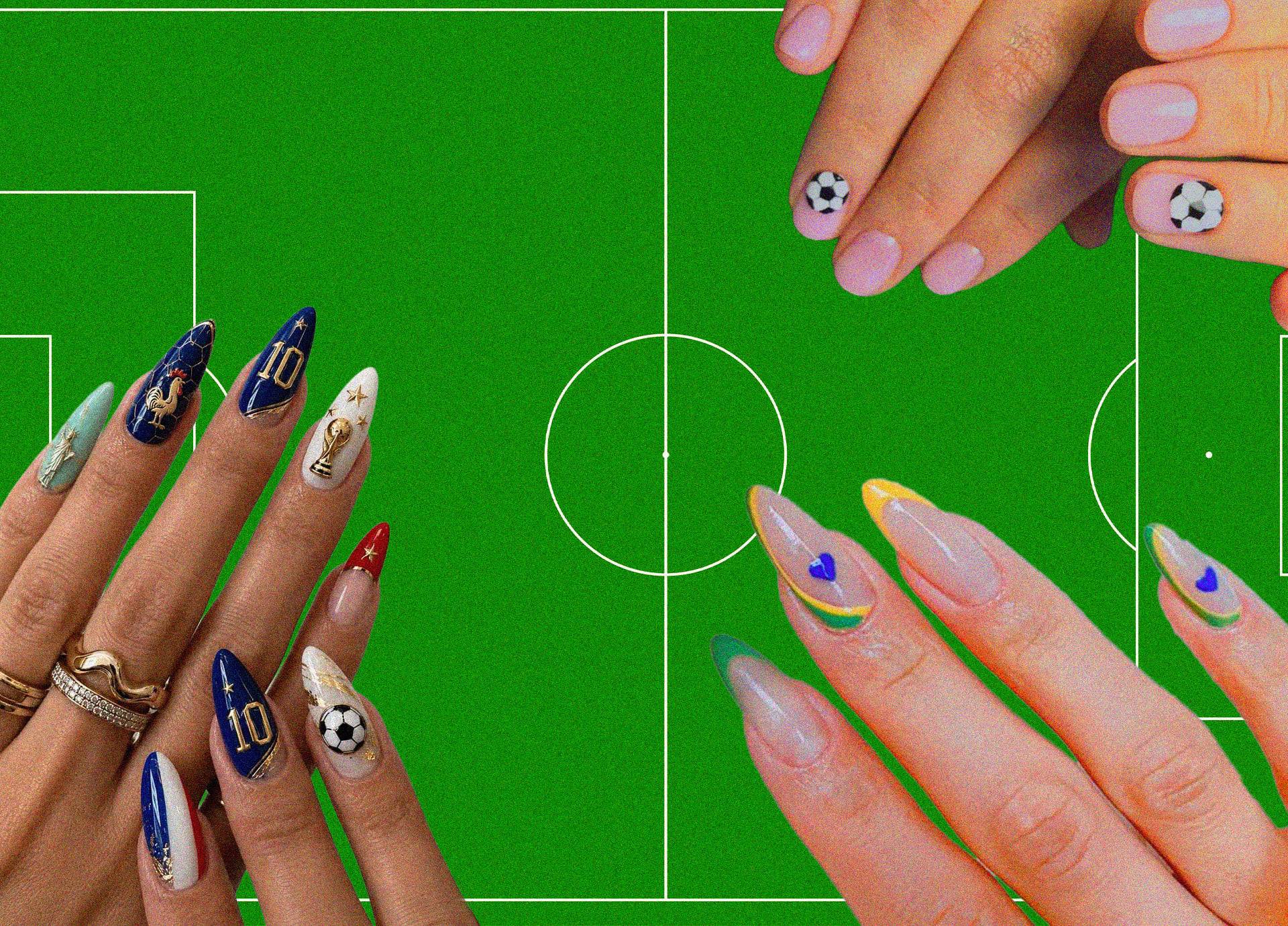 8 Football-Inspired Manicures Every True Fan Needs to See This World Cup Season — Style