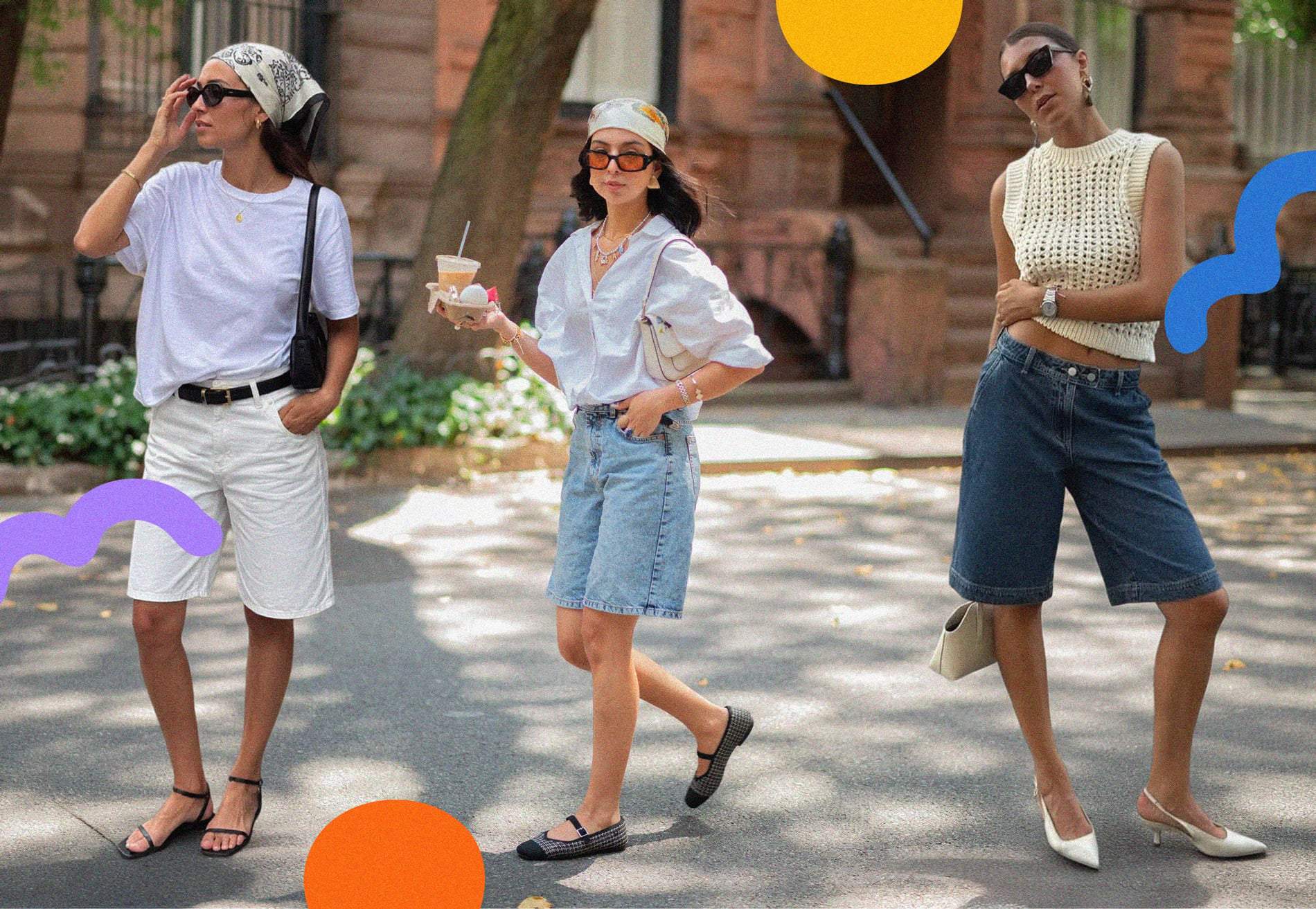 I bermuda sono il pezzo furbo dell'estate: 10 look da copiare subito — Moda