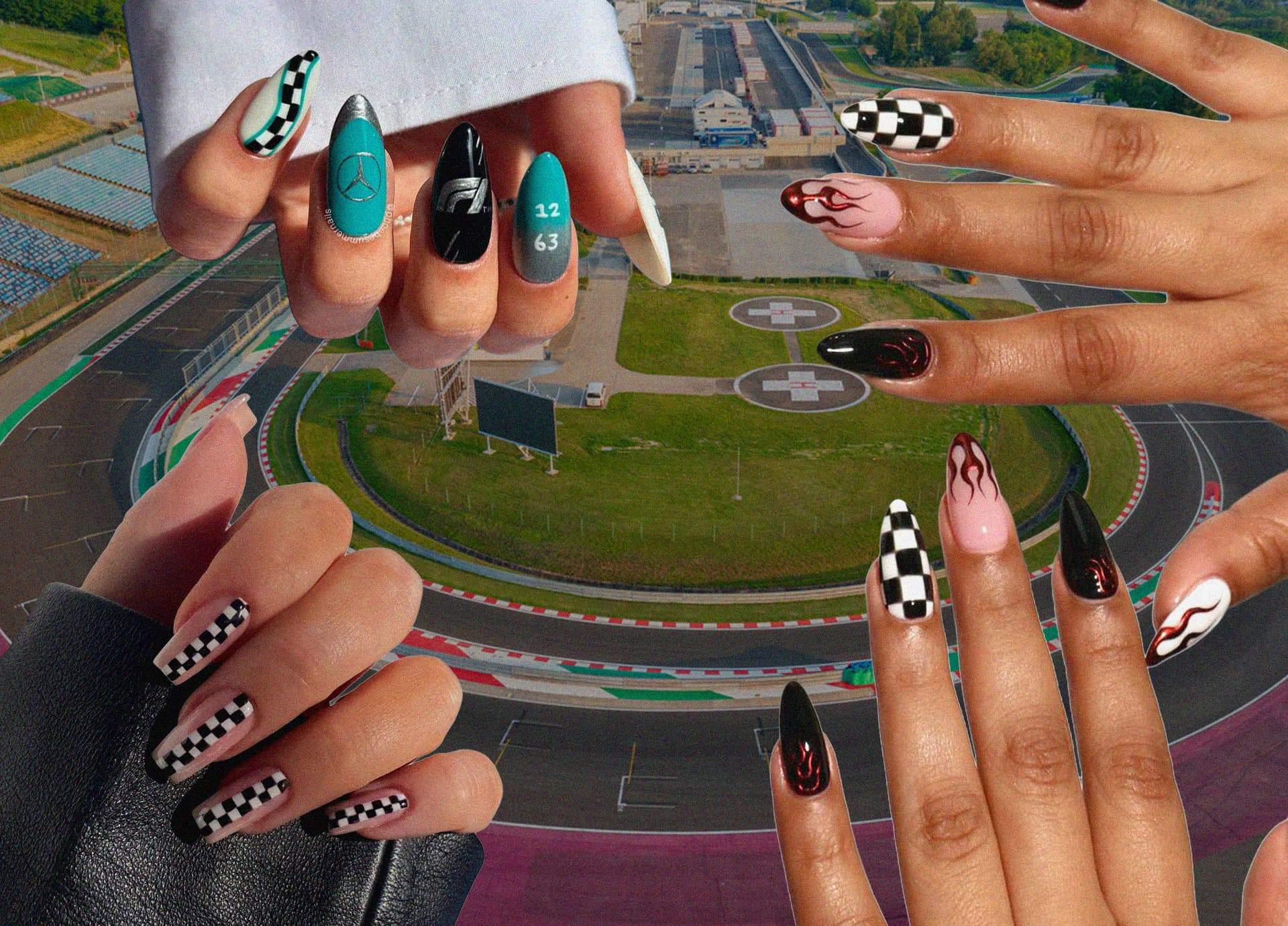 10 manicuras inspiradas en la Fórmula 1 que puedes llevar todo el verano — Estilo